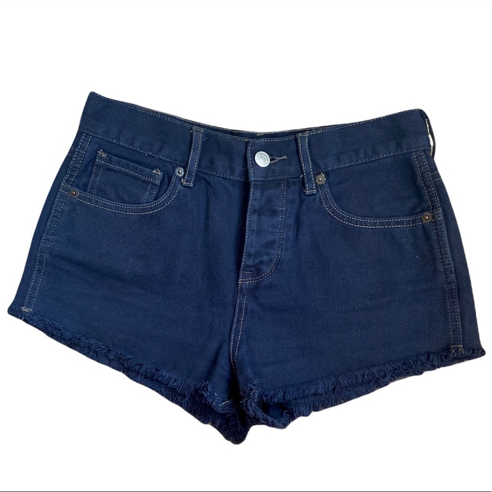 Dark Wash Jean Short Shorts